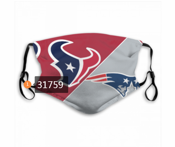 NFL Houston Texans 1962020 Dust mask with filter